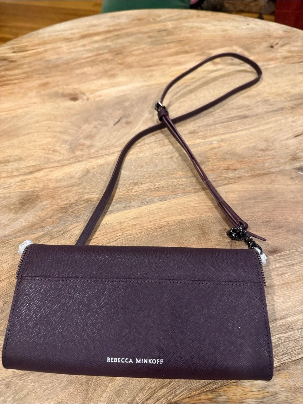 Rebecca Minkoff Plum Envelope Crossbody with Chain Strap
